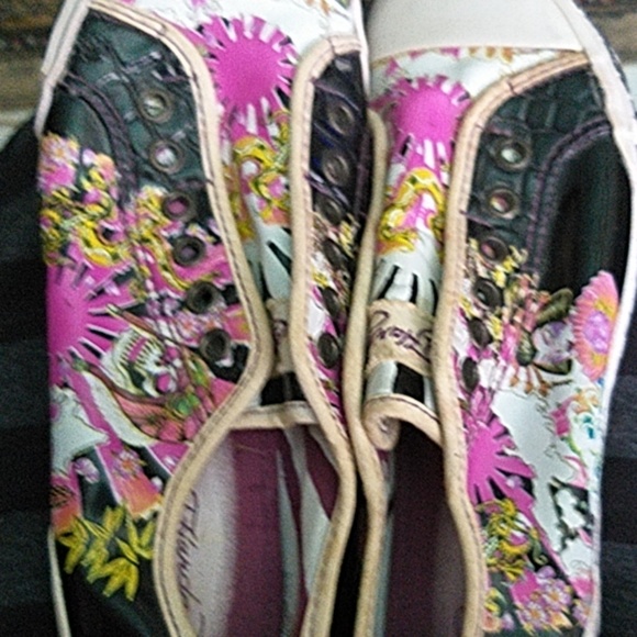 Ed Hardy by Christian Audigier slip on shoes - Picture 5 of 7